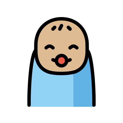 Baby: Mittelhelle Hautfarbe
