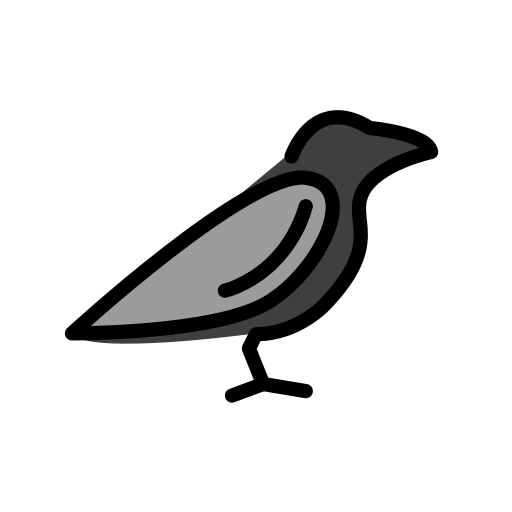 Schwarzer Vogel