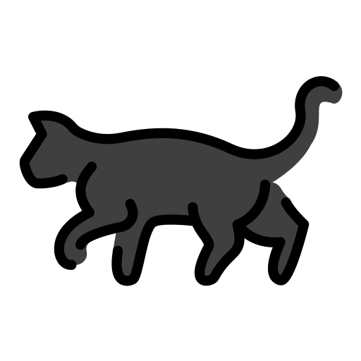 Schwarze Katze