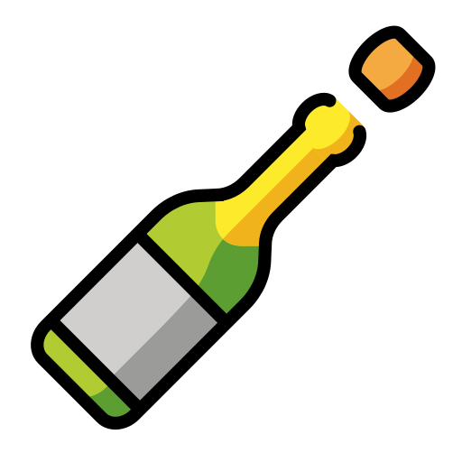 Flasche Mit Knallendem Korken Flasche Mit Knallendem Korken