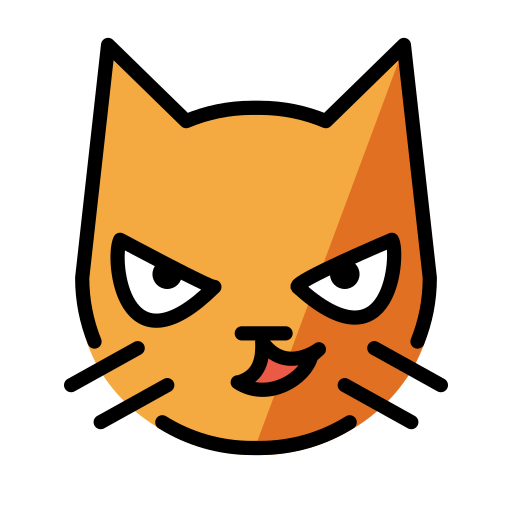 Verwegen Lächelnde Katze