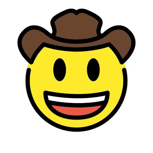 Gesicht Mit Cowboyhut