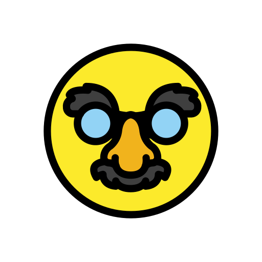 Verkleidetes Gesicht