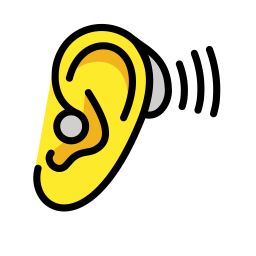 Ohr Mit Hörgerät