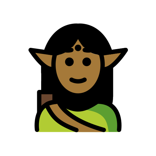 Elf(e): Mitteldunkle Hautfarbe