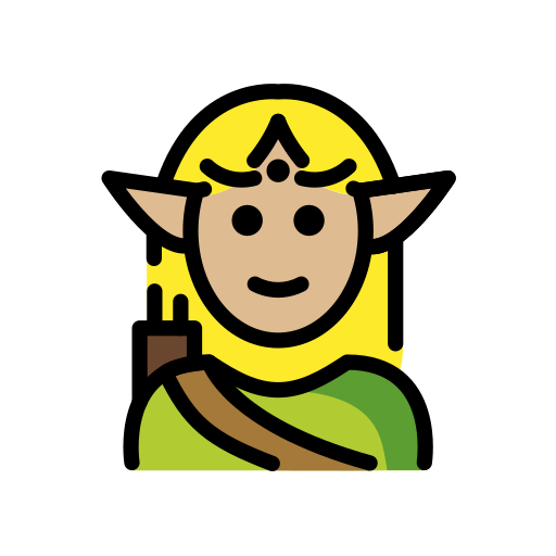 Elf(e): Mittelhelle Hautfarbe
