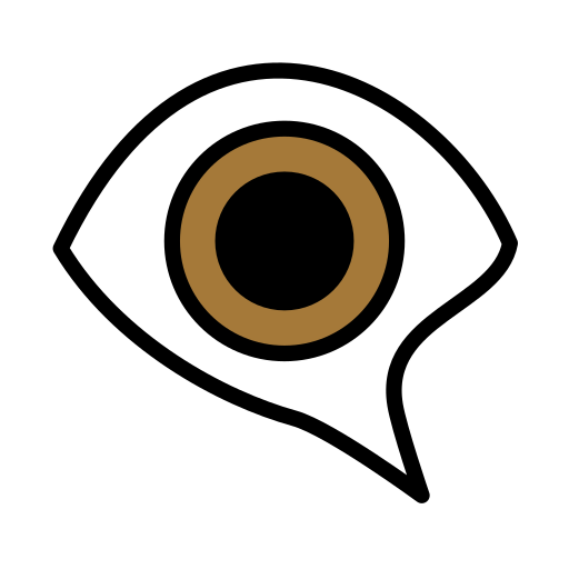 Auge In Sprechblase