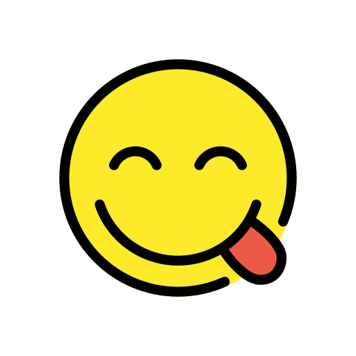 Sich Die Lippen Leckendes Gesicht