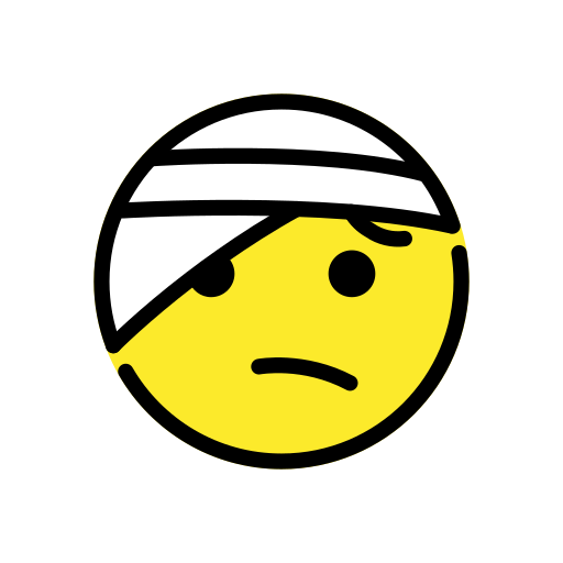Gesicht Mit Kopfverband