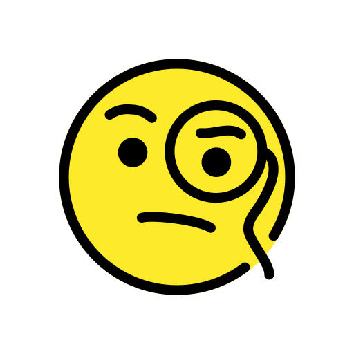 Gesicht Mit Monokel