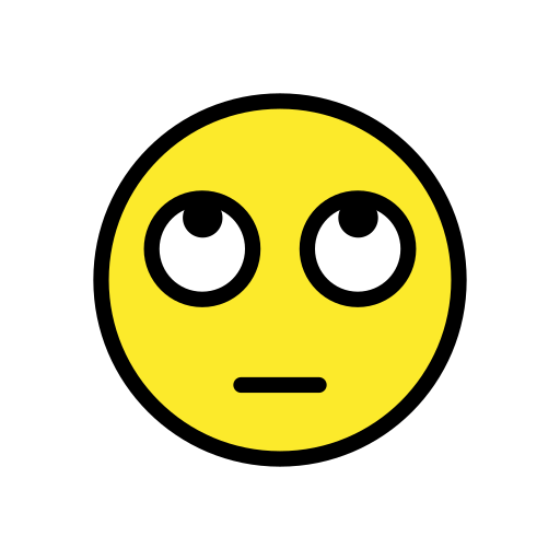 Augen Verdrehendes Gesicht