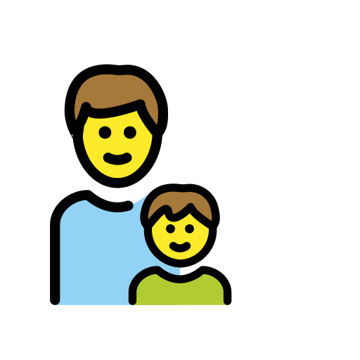 Familie: Mann, Junge