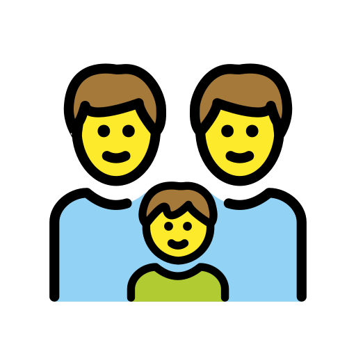 Familie: Mann, Mann, Junge