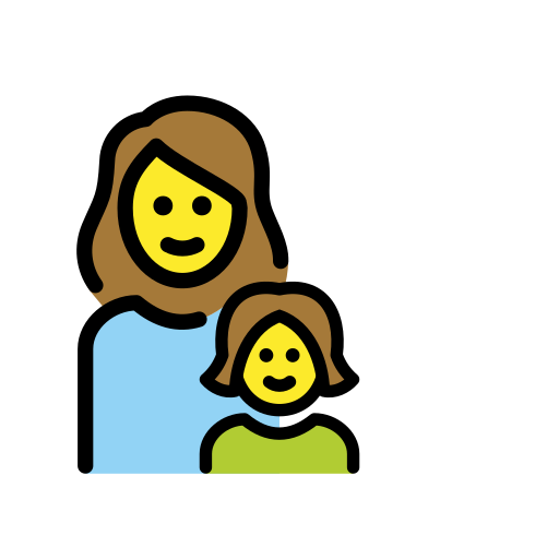 Familie: Frau, Mädchen