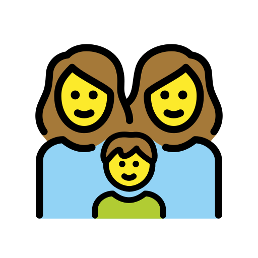 Familie: Frau, Frau, Junge