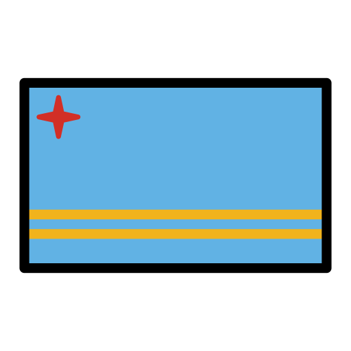 Flagge: Aruba Flagge: Aruba