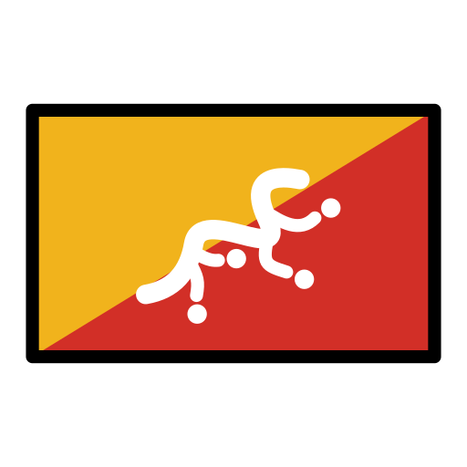 Flagge: Bhutan Flagge: Bhutan