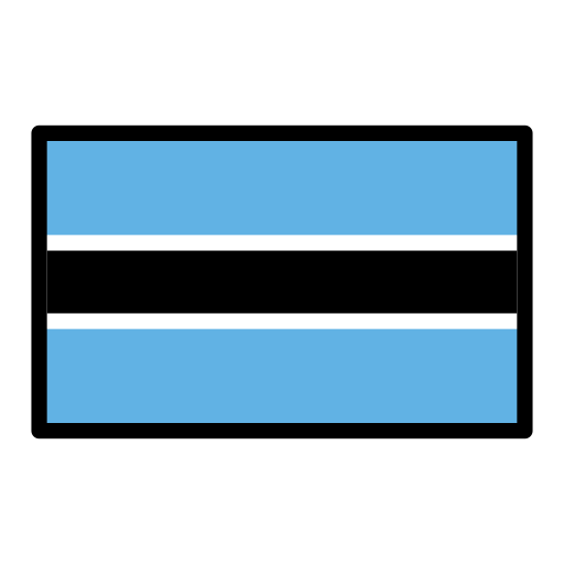 Flagge: Botsuana Flagge: Botsuana