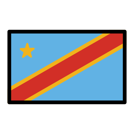 Flagge: Kongo-Kinshasa Flagge: Kongo-Kinshasa