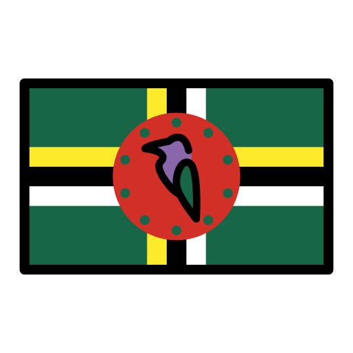 Flagge: Dominica Flagge: Dominica