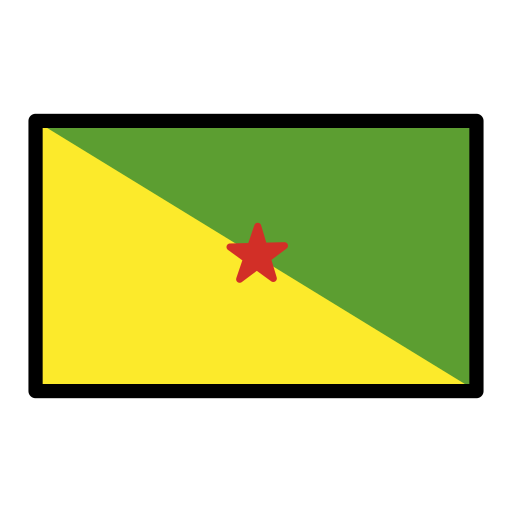Flagge: Französisch-Guayana Flagge: Französisch-Guayana
