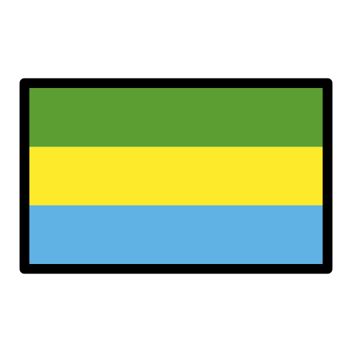 Flagge: Gabun Flagge: Gabun