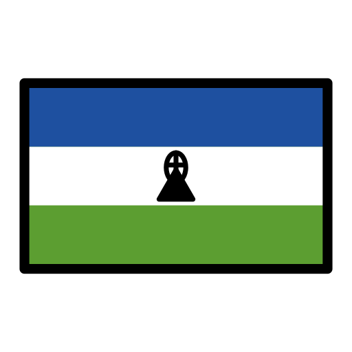 Flagge: Lesotho Flagge: Lesotho