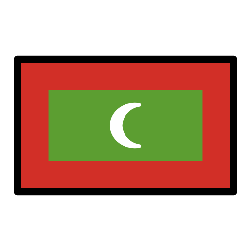 Flagge: Malediven Flagge: Malediven