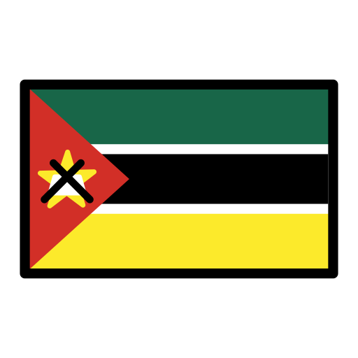 Flagge: Mosambik Flagge: Mosambik
