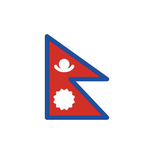Flagge: Nepal Flagge: Nepal