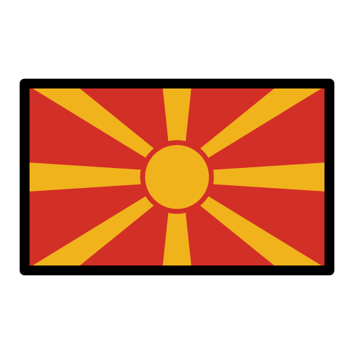 Flagge: Nordmazedonien Flagge: Nordmazedonien