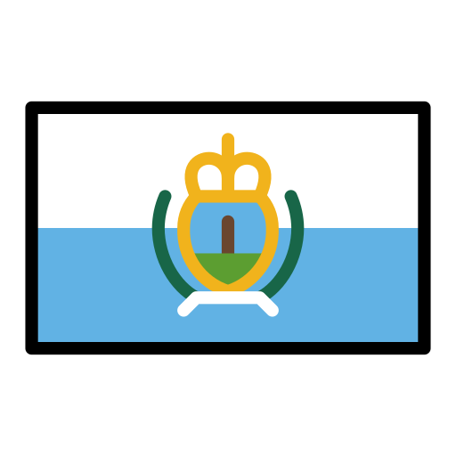 Flagge: San Marino Flagge: San Marino