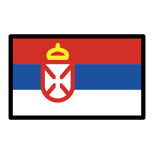 Flagge: Serbien Flagge: Serbien