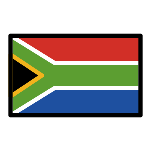 Flagge: Südafrika Flagge: Südafrika