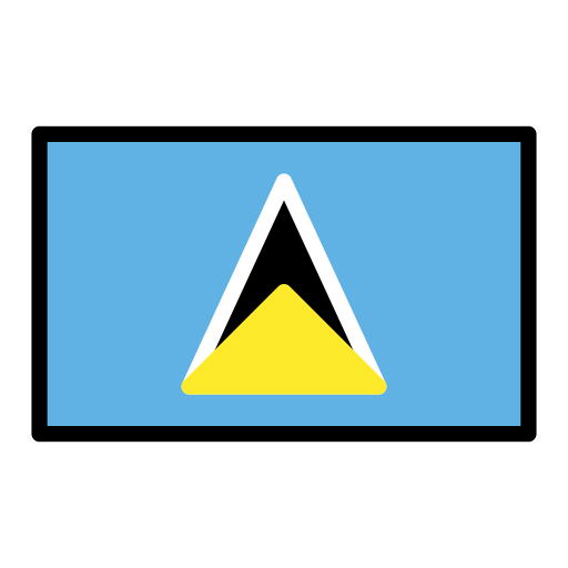 Flagge: St. Lucia Flagge: St. Lucia