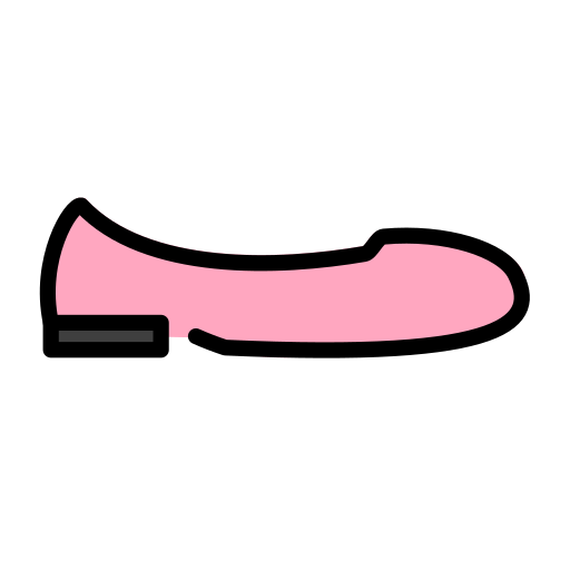 Flacher Schuh Flacher Schuh