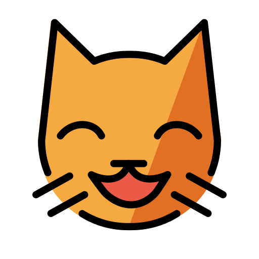 Grinsende Katze Mit Lachenden Augen