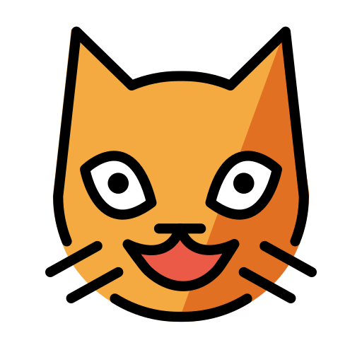 Grinsende Katze