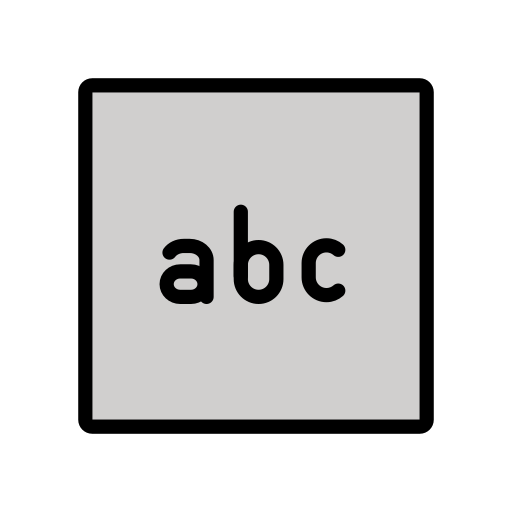 Eingabesymbol Lateinische Buchstaben Eingabesymbol Lateinische Buchstaben