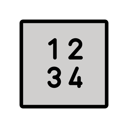 Eingabesymbol Zahlen Eingabesymbol Zahlen