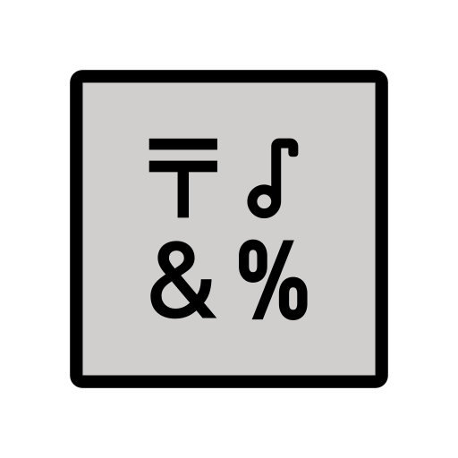 Eingabesymbol Sonderzeichen Eingabesymbol Sonderzeichen