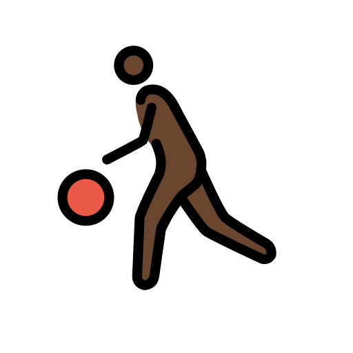 Mann Mit Ball: Dunkle Hautfarbe Mann Mit Ball: Dunkle Hautfarbe