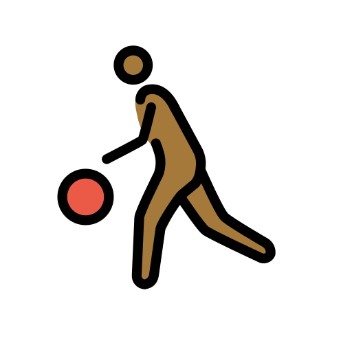 Mann Mit Ball: Mitteldunkle Hautfarbe Mann Mit Ball: Mitteldunkle Hautfarbe