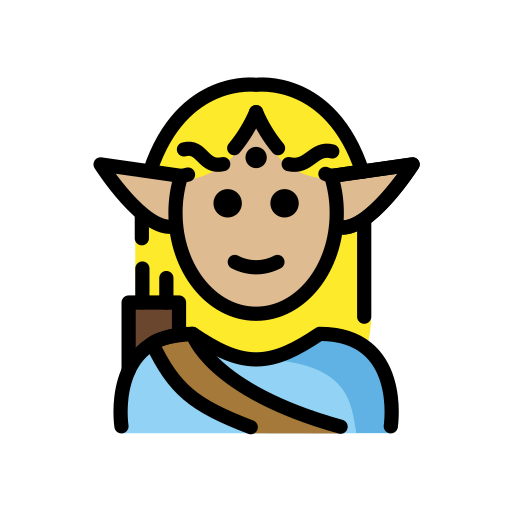 Männlicher Elf: Mittelhelle Hautfarbe