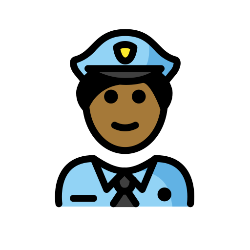 Polizist: Mitteldunkle Hautfarbe
