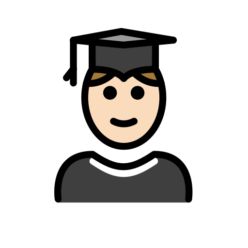 Student: Helle Hautfarbe