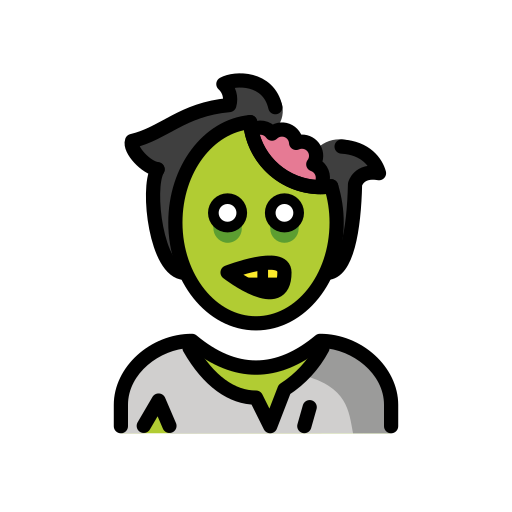 Männlicher Zombie