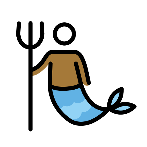 Wassermann: Mitteldunkle Hautfarbe