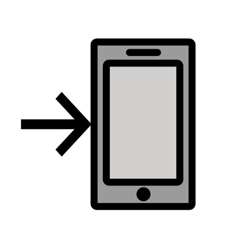 Mobiltelefon Mit Pfeil Mobiltelefon Mit Pfeil