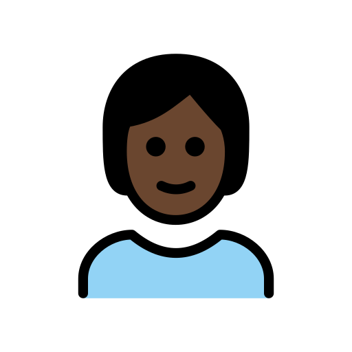 Person: Dunkle Hautfarbe